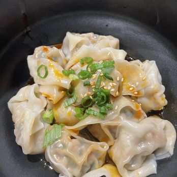 Sunny Dumpling House - Walnut - Pork and veggies dumplings in spicy sauce - Dim Sum Near Me - Walnut, California Sunny Dumpling House - Walnut - Pork and veggies dumplings in spicy sauce - Dim Sum Near Me - Walnut, California