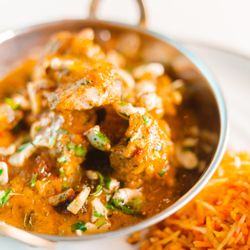 Rasoi - Chicken Korma. Mild, creamy cashew curry.