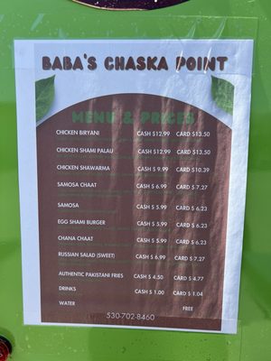 Menu photo 3 Baba’s Chaska Point Davis, CA