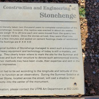 Stonehenge Replica - Landmarks & Historical Buildings Near Me - Odessa, Texas