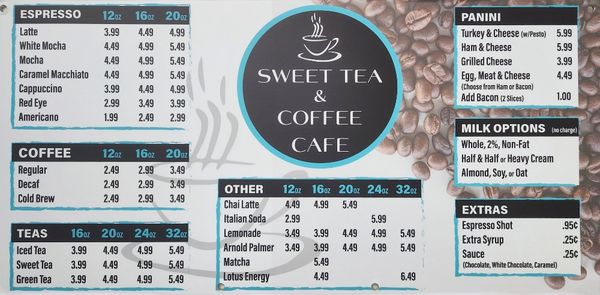 Menu photo 5 Sweet Tea & Coffee Cafe Surprise, AZ Menu photo 5 Sweet Tea & Coffee Cafe Surprise, AZ