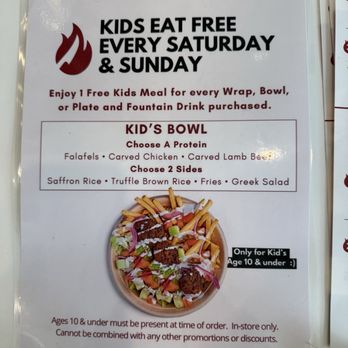 The Kebab Shop - Menu 5/2025 - Mediterranean Near Me - San Marcos, California