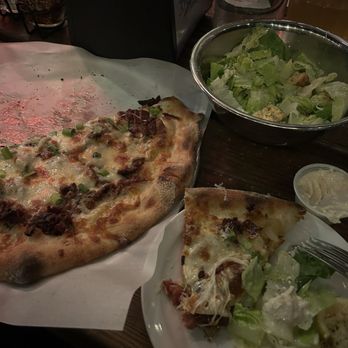 Blewett Brewing - Mr. Bacon Pizza + Caesar Salad - Breweries Near Me - Leavenworth, Washington