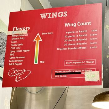 Halal Wings Plus - Menu 4/2026 - Burgers Near Me - San Francisco, California