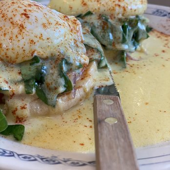 The Cup Cafe - Garden Benedict extra Spinach - Breakfast & Brunch Near Me - Reno, Nevada The Cup Cafe - Garden Benedict extra Spinach - Breakfast & Brunch Near Me - Reno, Nevada