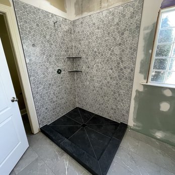 Cruz Tile Solutions - Shower tile work from Tyler and Hannah - General Contractors Near Me