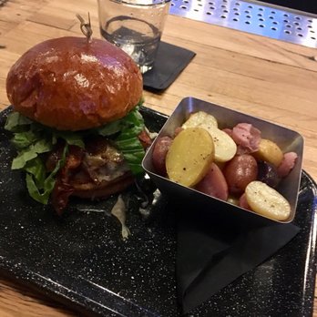 Brook's Kitchen & Tap - Butter burger side of potatoes! - Bars Near Me - Oakbrook Terrace, Illinois