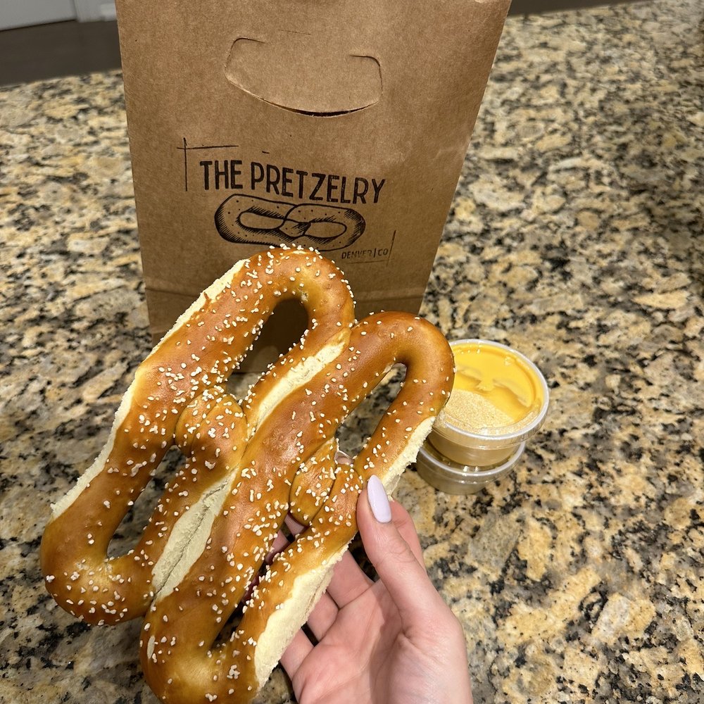 The Pretzelry - Classic salt pretzel with jalapeño cheese to dip - Pretzels Near Me