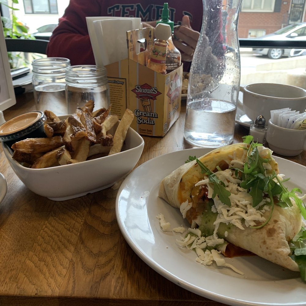 Miles Table - La Bonita Buritto, French Fries w/ Aioli - American Near Me - Philadelphia, Pennsylvania Miles Table - La Bonita Buritto, French Fries w/ Aioli - American Near Me - Philadelphia, Pennsylvania