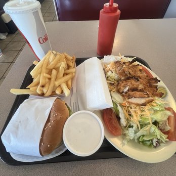 Gold Star Hamburgers - Chicken Salad and Cheeseburger Combo - Fast Food Near Me - Glendale, California Gold Star Hamburgers - Chicken Salad and Cheeseburger Combo - Fast Food Near Me - Glendale, California