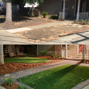 Living Stone Paver Services - Before and after of our front yard. - Landscaping Near Me Living Stone Paver Services - Before and after of our front yard. - Landscaping Near Me