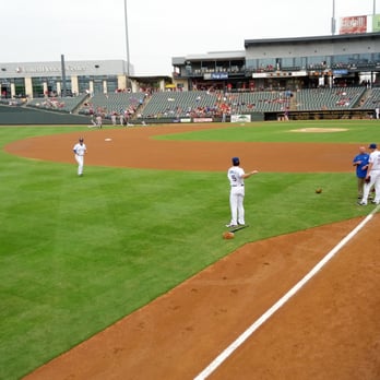 Round Rock Express Baseball Club - Took this picture five feet from my seat with no zoom. Best thing about minor league baseball is the intimate surroundings. - Professional Sports Teams Near Me - Round Rock, Texas