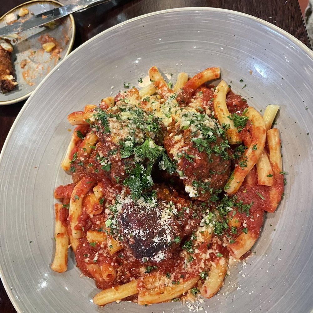Maggie McFly's | Albany - Penne with Meatballs - New American Near Me - Albany, New York Maggie McFly's | Albany - Penne with Meatballs - New American Near Me - Albany, New York
