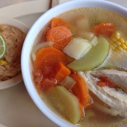 Las Palmas Mexican Restaurant - Chicken soup is light & delicious!