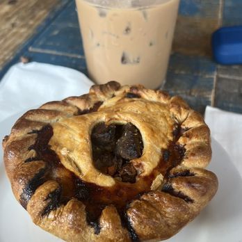 Rough Draft Bar & Books - Lunch item beef pie - Bars Near Me - Kingston, New York