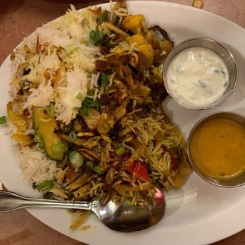 Gorkha Palace Indian Cuisine - veggie briyani (yum!) - Himalayan/Nepalese Near Me - Minneapolis, Minnesota