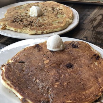 First Watch - Chocolate Chip and Banana Granola Crunch pancakes - Breakfast & Brunch Near Me - Austin, Texas