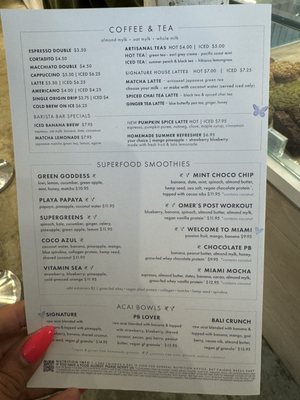Menu photo 1 Pura Vida Miami New York, NY