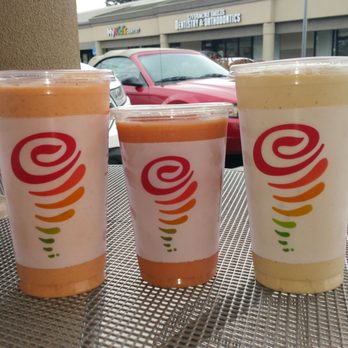 Jamba - CARROT ORANGE FUSION, CARIBBEAN PASSION, PB & BANANA PROTEIN SMOOTHIE - Juice Bars & Smoothies Near Me - Livermore, California Jamba - CARROT ORANGE FUSION, CARIBBEAN PASSION, PB & BANANA PROTEIN SMOOTHIE - Juice Bars & Smoothies Near Me - Livermore, California