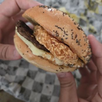 Not A Phase Cafe - sausage egg and cheese, add a hash brown - Breakfast & Brunch Near Me - Newington, Connecticut