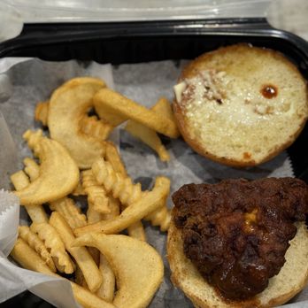 The Gulf Club - Sad looking hot chick sandwich and fries. - Beer Bar Near Me - Destin, Florida The Gulf Club - Sad looking hot chick sandwich and fries. - Beer Bar Near Me - Destin, Florida