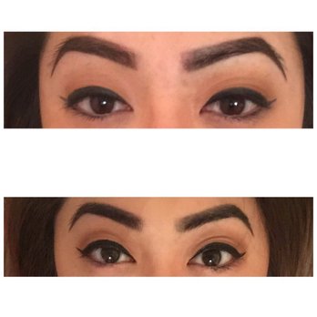 Brows By Linnie - Top: first session, Bottom: touch up session 6 weeks later. - Permanent Makeup Near Me Brows By Linnie - Top: first session, Bottom: touch up session 6 weeks later. - Permanent Makeup Near Me