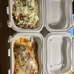 Flautas and chili rellano.