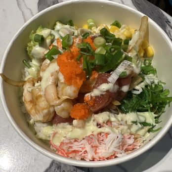 Uncle Sharkii Poke Bar - Shrimp And Shrimp - Hawaiian Near Me - Urban Honolulu, Hawaii