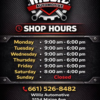 Williz Automotive - Auto Repair Near Me - Baldwin Park, California Williz Automotive - Auto Repair Near Me - Baldwin Park, California