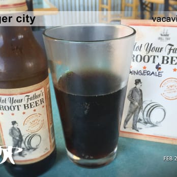 Burger City - Not Your Father's Root Beer ($4.75) "Damn." Also, offering ginger ale too! - Burgers Near Me - Vacaville, California Burger City - Not Your Father's Root Beer ($4.75) "Damn." Also, offering ginger ale too! - Burgers Near Me - Vacaville, California