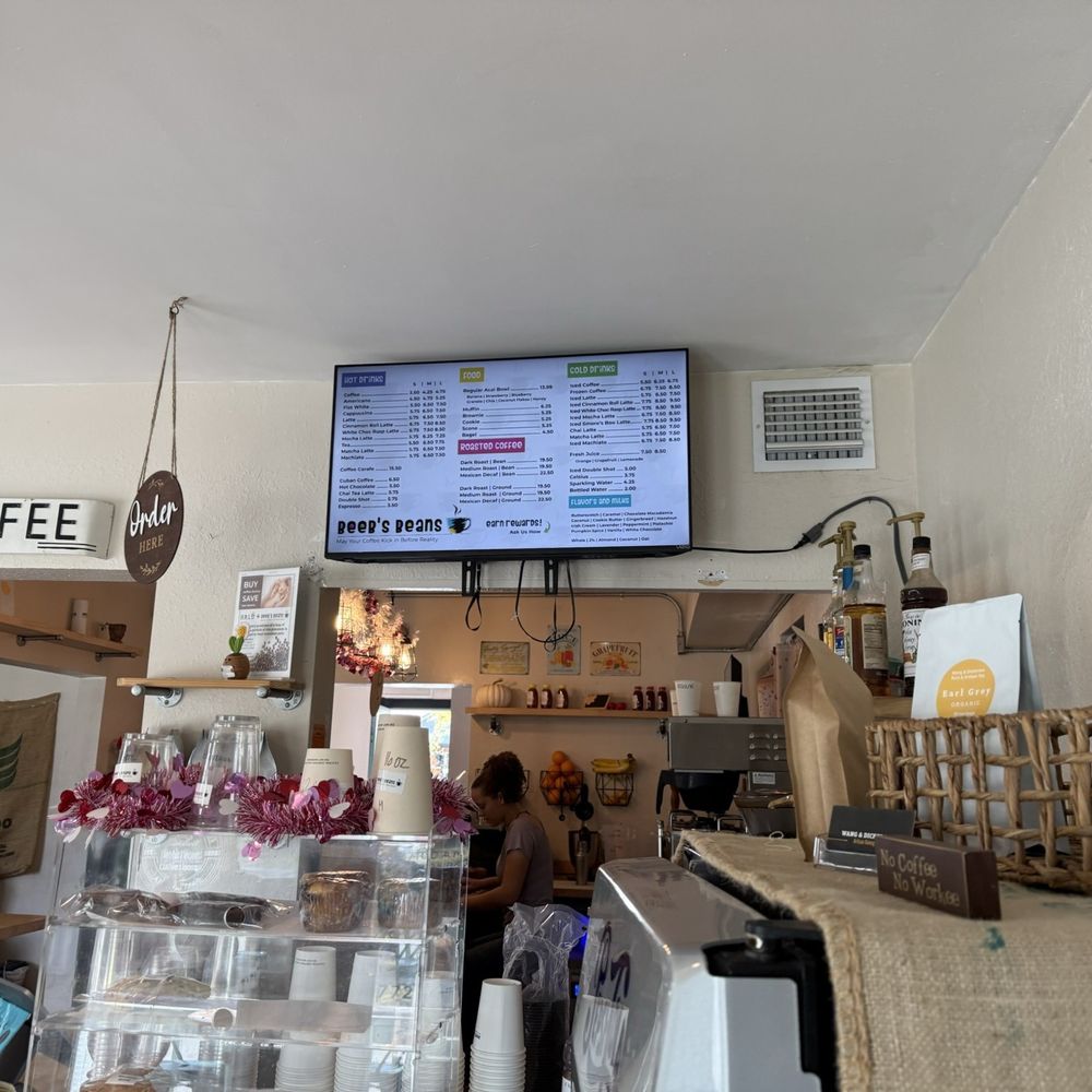 Beeb’s Beans - menu, counter to order - Coffee Roasteries Near Me - Sebastian, Florida Beeb’s Beans - menu, counter to order - Coffee Roasteries Near Me - Sebastian, Florida