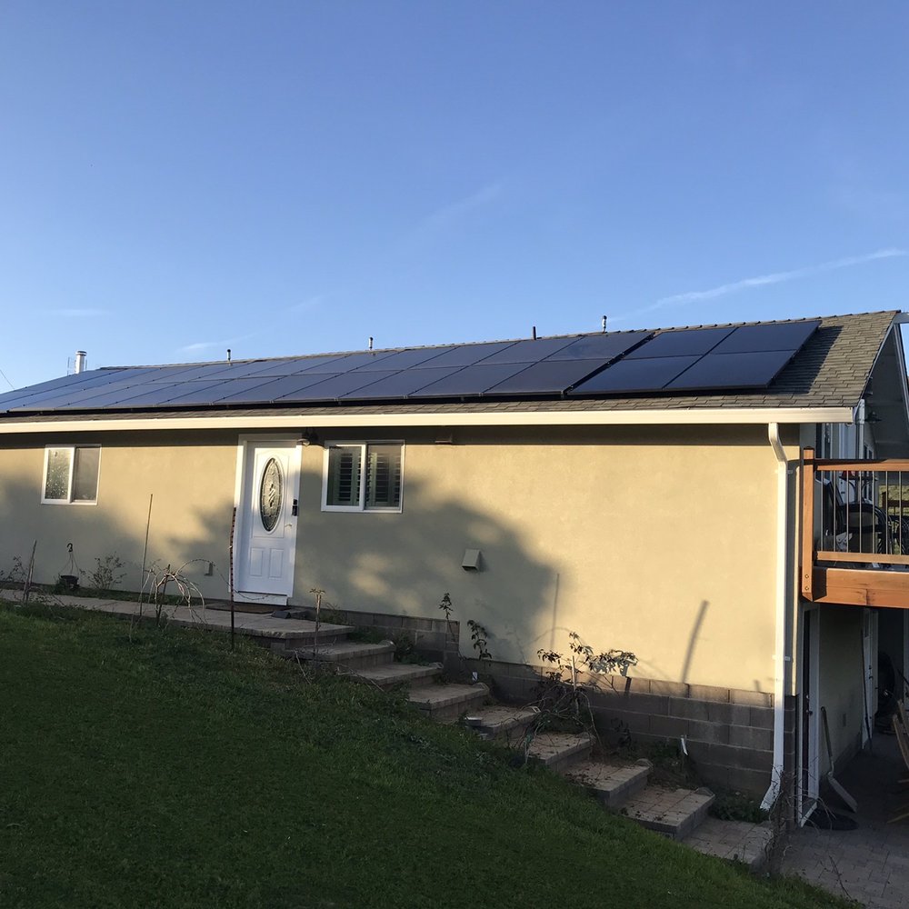 Another view of the solar panels. Another view of the solar panels.