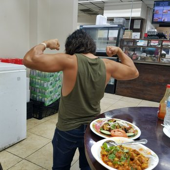 Cafe Habibi - Curry makes you so strong you can curry heavy things - Halal Near Me - Houston, Texas