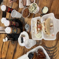 High Voltage BBQ - Chicken tacos