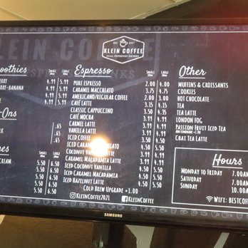 Klein Coffee - Coffee & Tea Near Me - Spring, Texas