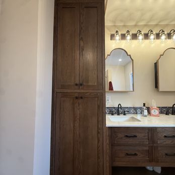 Fernando's Building Materials - Custom bathroom cabinets to match our vanity - Building Supplies Near Me - Los Angeles, California Fernando's Building Materials - Custom bathroom cabinets to match our vanity - Building Supplies Near Me - Los Angeles, California