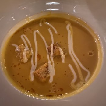 Saddle Peak Lodge - RW Butternut squash and lobster bisque - New American Near Me - Calabasas, California