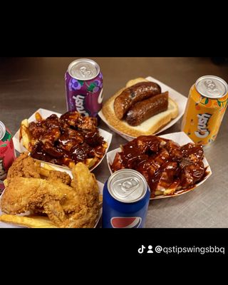 QS TIPS AND WINGS BBQ by null