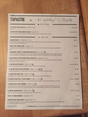 Menu photo 5 Tapastre Somerville, NJ