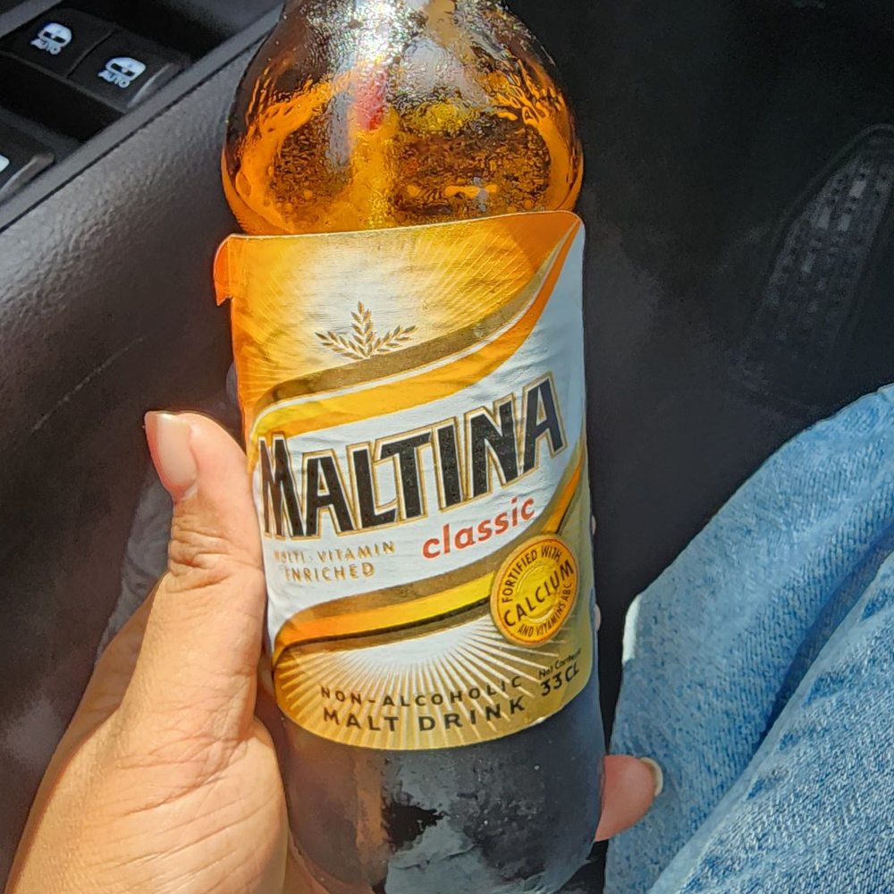Veronica's Kitchen - Took a Maltina to go to wash down all the egusi. My first one straight from Nigerian Breweries! - African Near Me - Inglewood, California Veronica's Kitchen - Took a Maltina to go to wash down all the egusi. My first one straight from Nigerian Breweries! - African Near Me - Inglewood, California