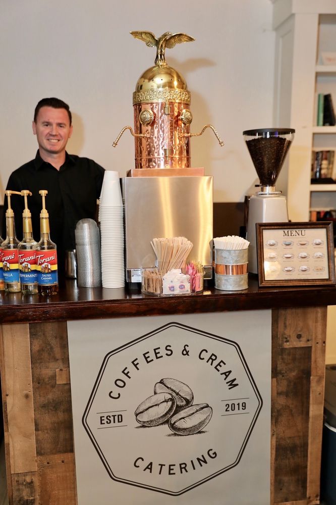 Coffees and cream catering Logo