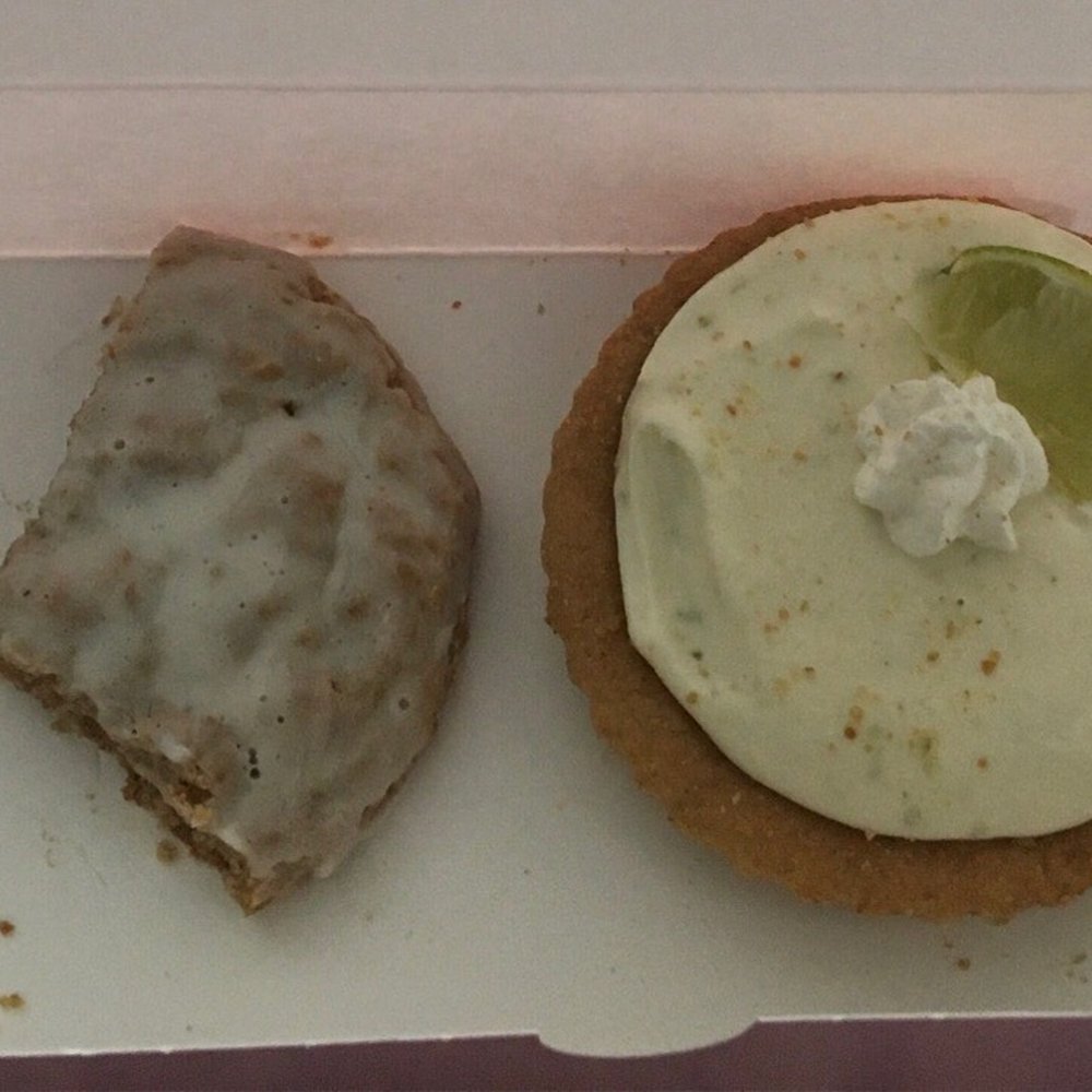 Iced oatmeal and key lime! Amazing!!