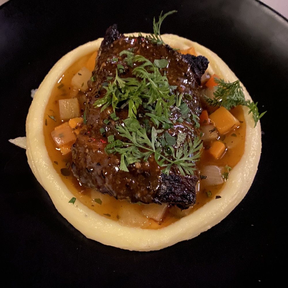 Crawford Cookshop - Grilled Hanger Steak $34 - Desserts Near Me - Clayton, North Carolina