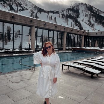 The Cliff Lodge - Complimentary robe and sandals, heated pool - Ski Resorts Near Me - Snowbird, Utah The Cliff Lodge - Complimentary robe and sandals, heated pool - Ski Resorts Near Me - Snowbird, Utah