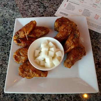 Bonchon South West Las Vegas - Small wings... Half and half....(3/5)... Perfectly fried... Flavors were just ok tho... - Chicken Wings Near Me - Las Vegas, Nevada Bonchon South West Las Vegas - Small wings... Half and half....(3/5)... Perfectly fried... Flavors were just ok tho... - Chicken Wings Near Me - Las Vegas, Nevada