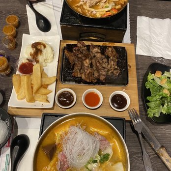 Red Flame - Lamb Hot Pot, Ribeye Steak, Thai Hot Pot (bottom) - Hot Pot Near Me - Westminster, California