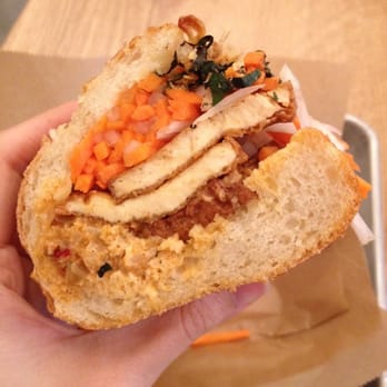 Bun Mee - Crispy tofu sandwich (also vegan!) - Vietnamese Near Me - San Francisco, California Bun Mee - Crispy tofu sandwich (also vegan!) - Vietnamese Near Me - San Francisco, California