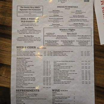 The Smoke Shop BBQ - Seaport - Menu - Southern Near Me - Boston, Massachusetts The Smoke Shop BBQ - Seaport - Menu - Southern Near Me - Boston, Massachusetts