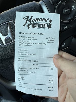 Menu photo 2 Honore's Cajun Cafe Manvel, TX Menu photo 2 Honore's Cajun Cafe Manvel, TX
