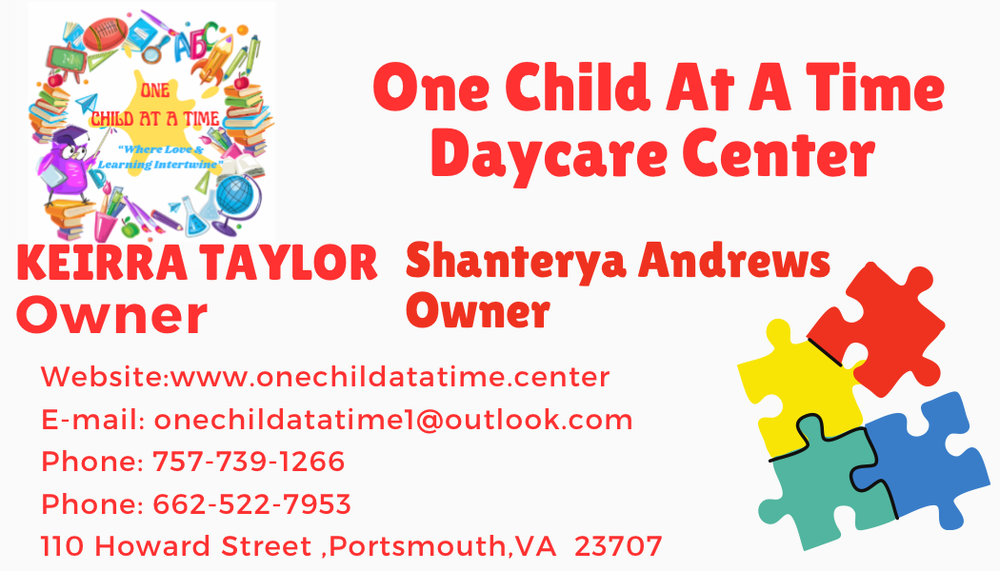 One Child At A Time Daycare Center - childcare center in Portsmouth, VA